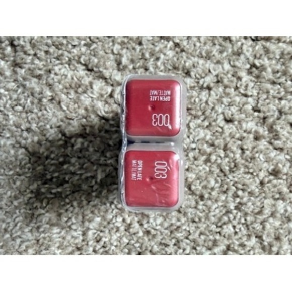 Maybelline Lifter Matte Lipstick Women 2 Pack 003 Open Late New Terracotta Red - Picture 3 of 3